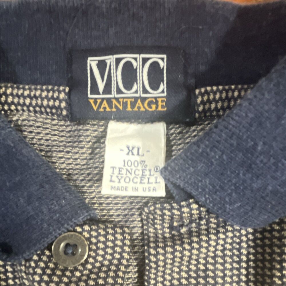 VTG VCC Vantage Knit Polo Shirt XL